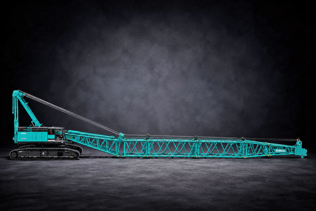 31-0323 - IMC - Kobelco CKE 1350G Gittermastraupenkran